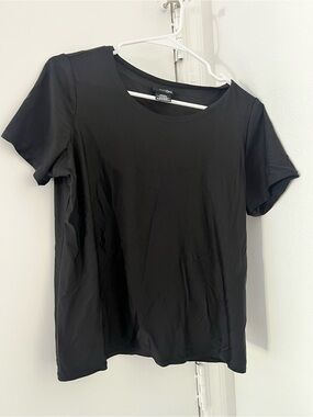 East 5th Black Short Sleeve Scoop Neck Tee